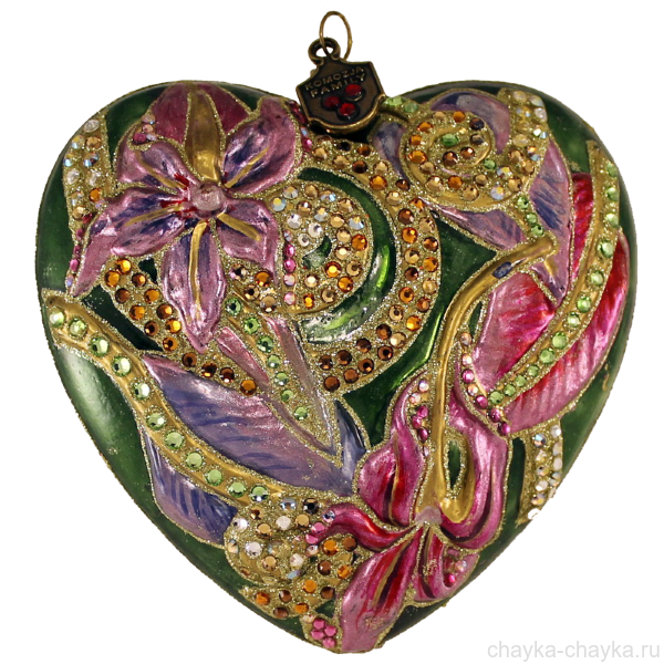 сердце Тропические цветы