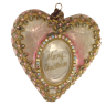 сердце Merry Christmas ювелирное, 10 см