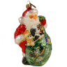 Санта со щенками