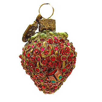 Клубничка ювелирная, 4 см