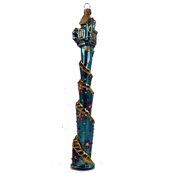 Замок сосулька бирюзовый