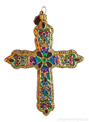 крест Викторианский ювелирный, 12 см