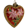 сердце Амариллис  ювелирное, 7 см