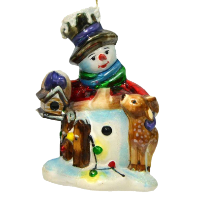 Снеговик с оленем,  коллекция Ностальгия